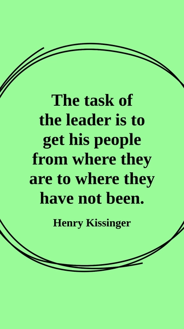 Free Leader's Task: Guide People to New Destinations Quote Template to Edit Online