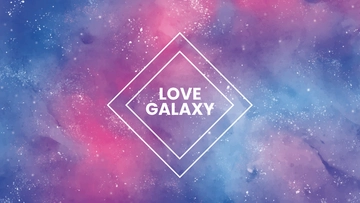 Free Neon Galaxy Wallpaper Template to Edit Online