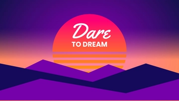 Free Retro Neon Wallpaper Template to Edit Online