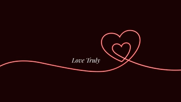 Free Neon Love Wallpaper Template to Edit Online