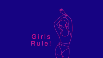 Free Neon Girly Wallpaper Template to Edit Online