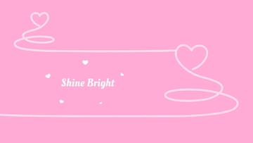 Free Bright Neon Heart Wallpaper Template to Edit Online