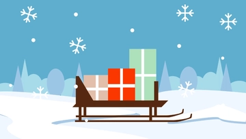 Free Winter Scene Background Template to Edit Online