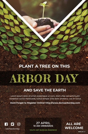 Arbor Day Tumblr Post Template