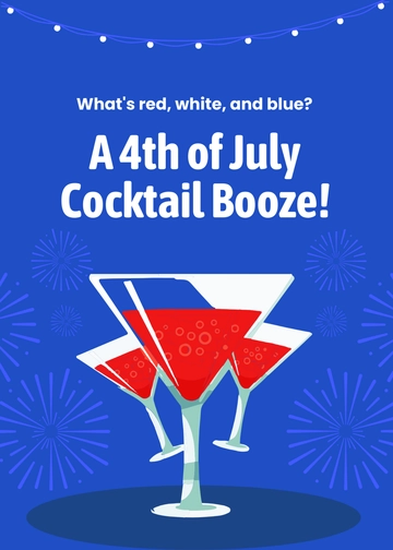 Free Funny 4th Of July Card Template to Edit Online