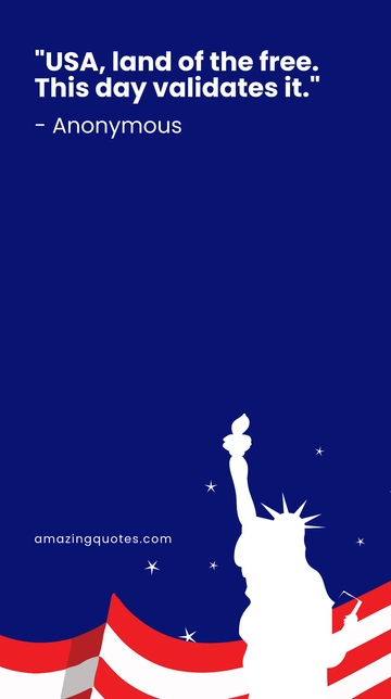 Free 4th Of July Quote Snapchat Geofilter Template to Edit Online