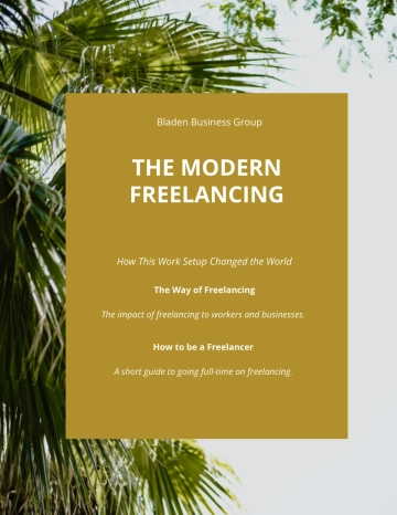 Free Freelancer eBook Template to Edit Online Free Freelancer eBook Template to Edit Online