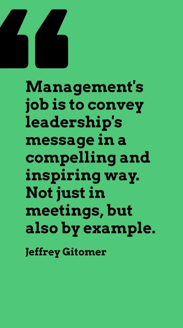 Jeffrey Gitomer on Leadership: Inspire Beyond Meetings Quote