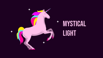Free Unicorn Neon Wallpaper Template to Edit Online