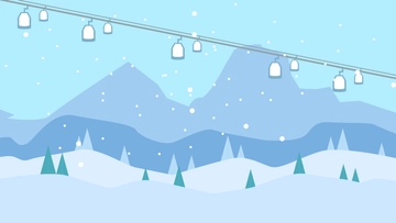Free Light Blue Winter Background Template to Edit Online
