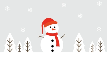 Free Winter Cartoon Background Template to Edit Online