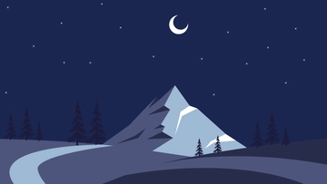 Free Winter Night Background Template to Edit Online