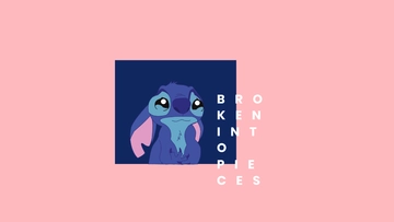 Free Depressed Stitch Wallpaper Template to Edit Online