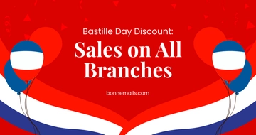 Free Bastille Day Sale Facebook Post Template to Edit Online