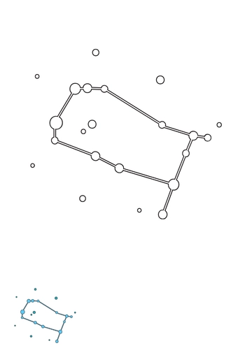 Free Gemini Constellation Coloring Page Template to Edit Online