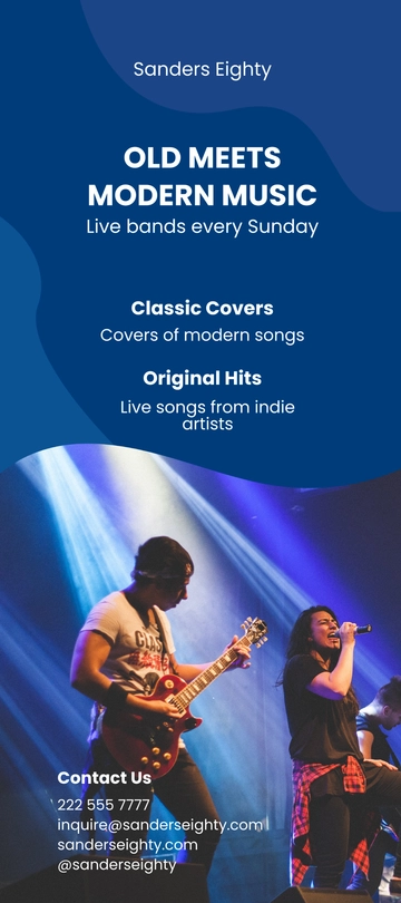 Free Music DL Card Template to Edit Online