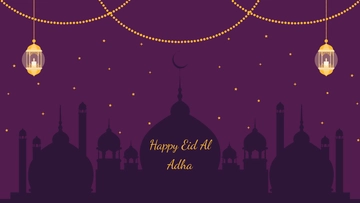 Free Happy Eid Al Adha Background Template to Edit Online