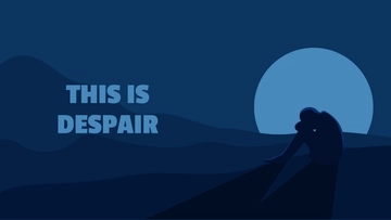 Free Depression Art Wallpaper Template to Edit Online