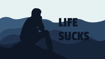 Free Depression Desktop Wallpaper Template to Edit Online