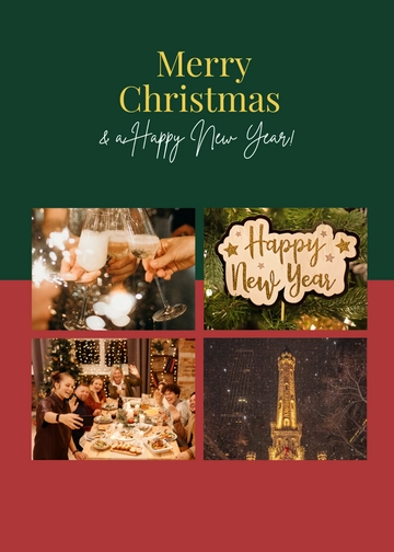 Free Holiday Photo Booth Template to Edit Online