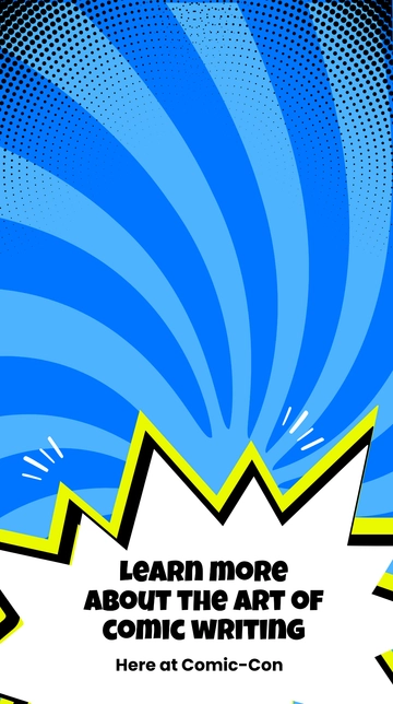 Free Comic Con Workshop Snapchat Geofilter Template to Edit Online