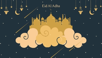Free Eid Al Adha Celebration Background Template to Edit Online