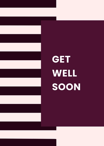 Free Modern Get Well Soon Gift Card Template to Edit Online