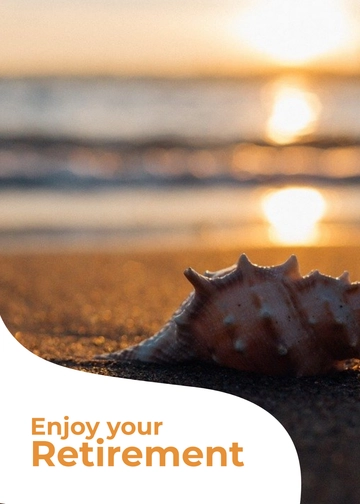 Free Simple Retirement Card Template to Edit Online