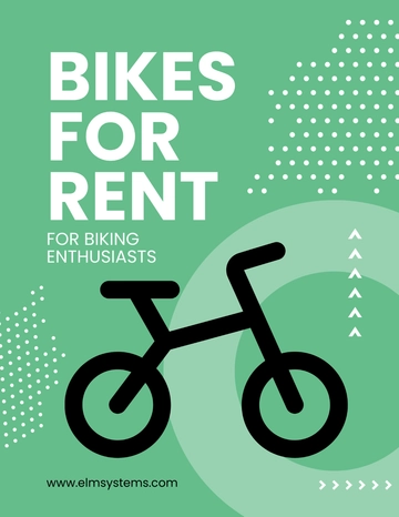 Free Bike Rental Flyer Template to Edit Online