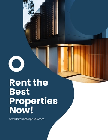 Free Property Rental Promotion Flyer Template to Edit Online