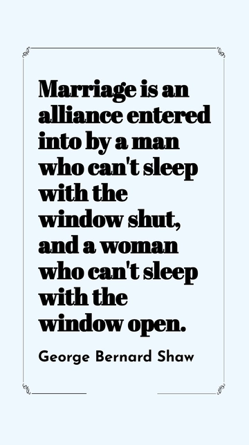 George Bernard Shaw: Witty Insights on Marriage Quote