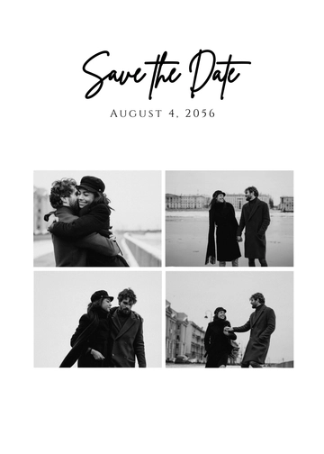 Free Save The Date Photo Booth Template to Edit Online