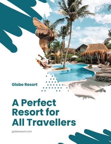 Free Travel Resort Flyer Template to Edit Online