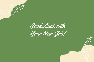 Free Personalised Good Luck Card Template to Edit Online