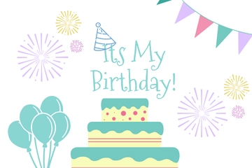 Free Birthday Note Card Template to Edit Online