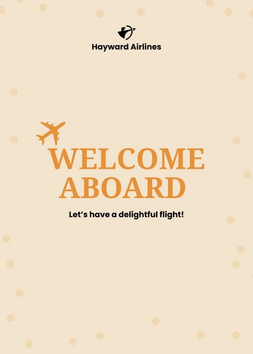 Free Welcome Aboard Card Template to Edit Online