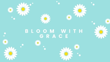 Free White Sunflower Wallpaper Template to Edit Online