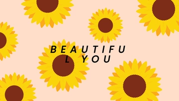 Free Autumn Sunflower Wallpaper Template to Edit Online