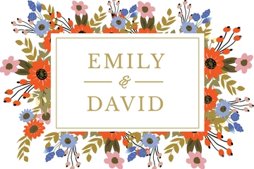 Free Digital Wedding Reception Card Template to Edit Online