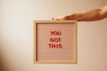Free Simple Encouragement Card Template to Edit Online