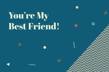 Free Friendship Card Template to Edit Online
