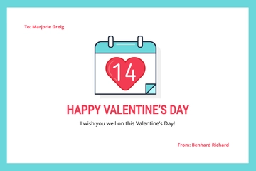Free Modern Love Card Template to Edit Online