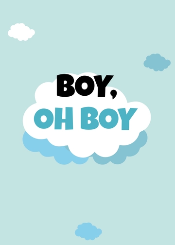 Free Funny Baby Shower Card Printable Template to Edit Online