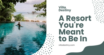 Free Villa Resort Facebook Post Template to Edit Online