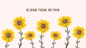 Free Rustic Sunflower Wallpaper Template to Edit Online