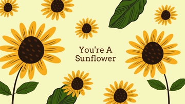 Free Vintage Sunflower Wallpaper Template to Edit Online