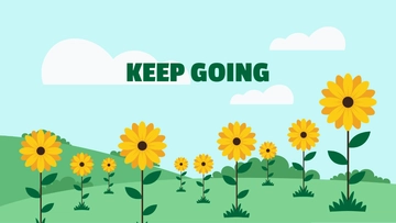 Free Landscape Sunflower Wallpaper Template to Edit Online