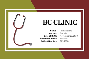 Free Elegant Vaccine Card Template to Edit Online
