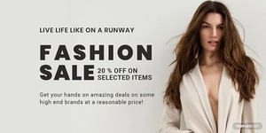 Grand Fashion Sale Blog Post Template