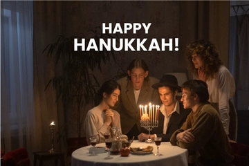 Free Funny Hanukkah Card Template to Edit Online